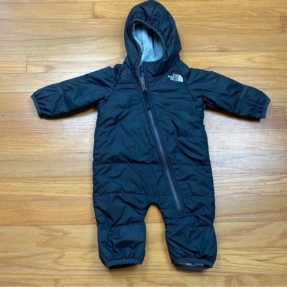 The North Face Infant Snowsuit 0-3 Months One Piece Hooded Insulated - Picture 1 of 7